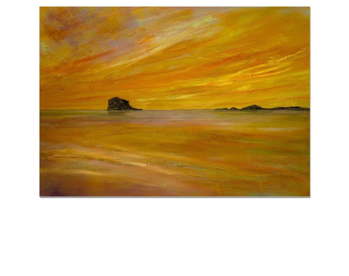 Bass Rock Dusk Art Prints