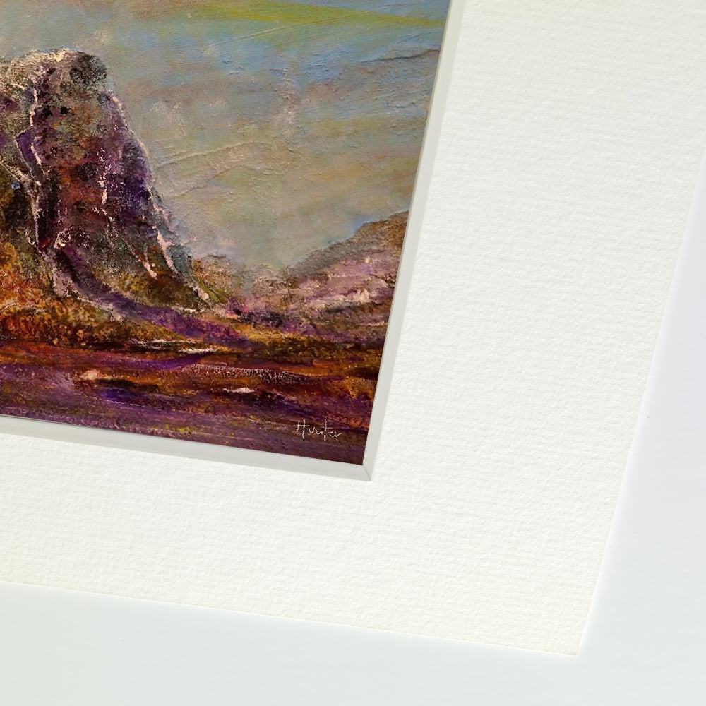 Bass Rock Dusk | Scotland In Your Pocket Art Print