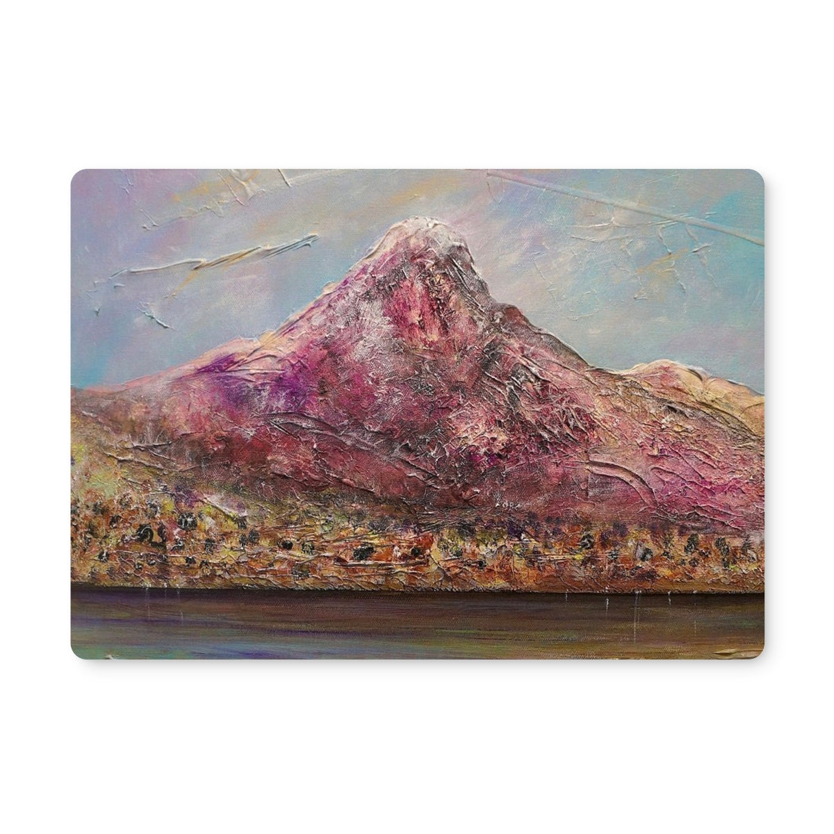 Ben Lomond Art Gifts Placemat-Placemats-Scottish Lochs & Mountains Art Gallery-2 Placemats-Paintings, Prints, Homeware, Art Gifts From Scotland By Scottish Artist Kevin Hunter