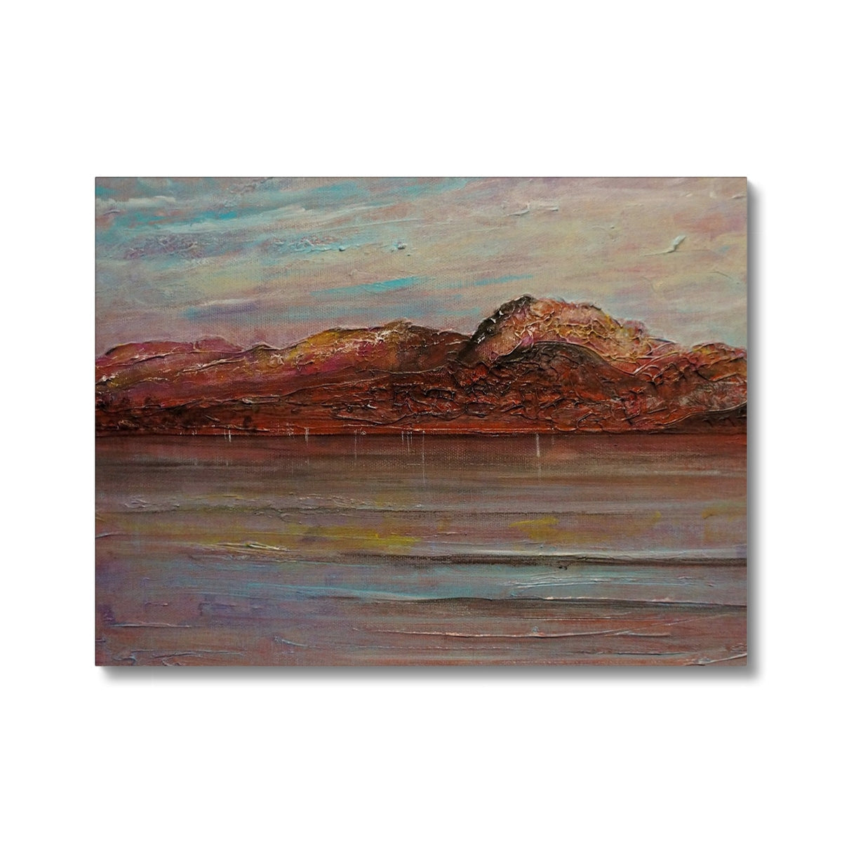 Ben Nevis canvas print of brown mountain landscape wall art