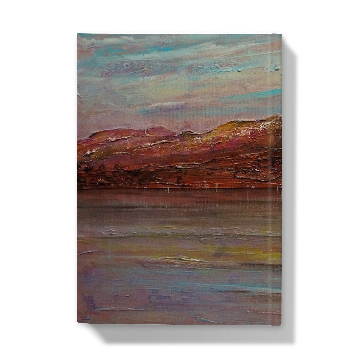 Ben Nevis journal with abstract earthy landscape canvas print