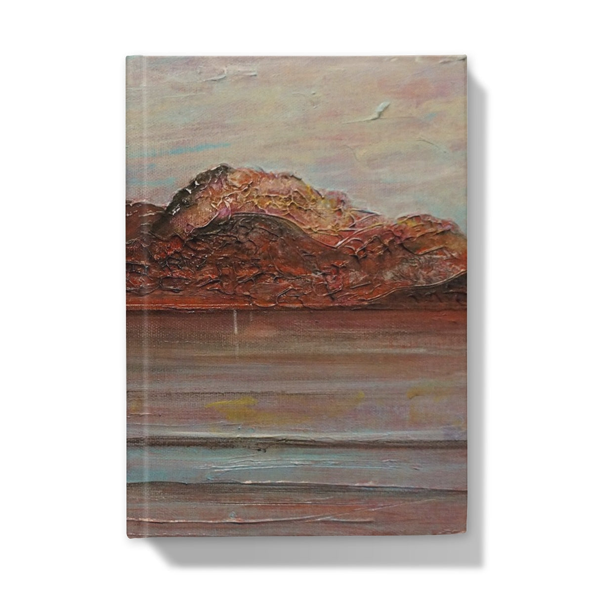 Ben Nevis hardback journal with abstract landscape canvas print
