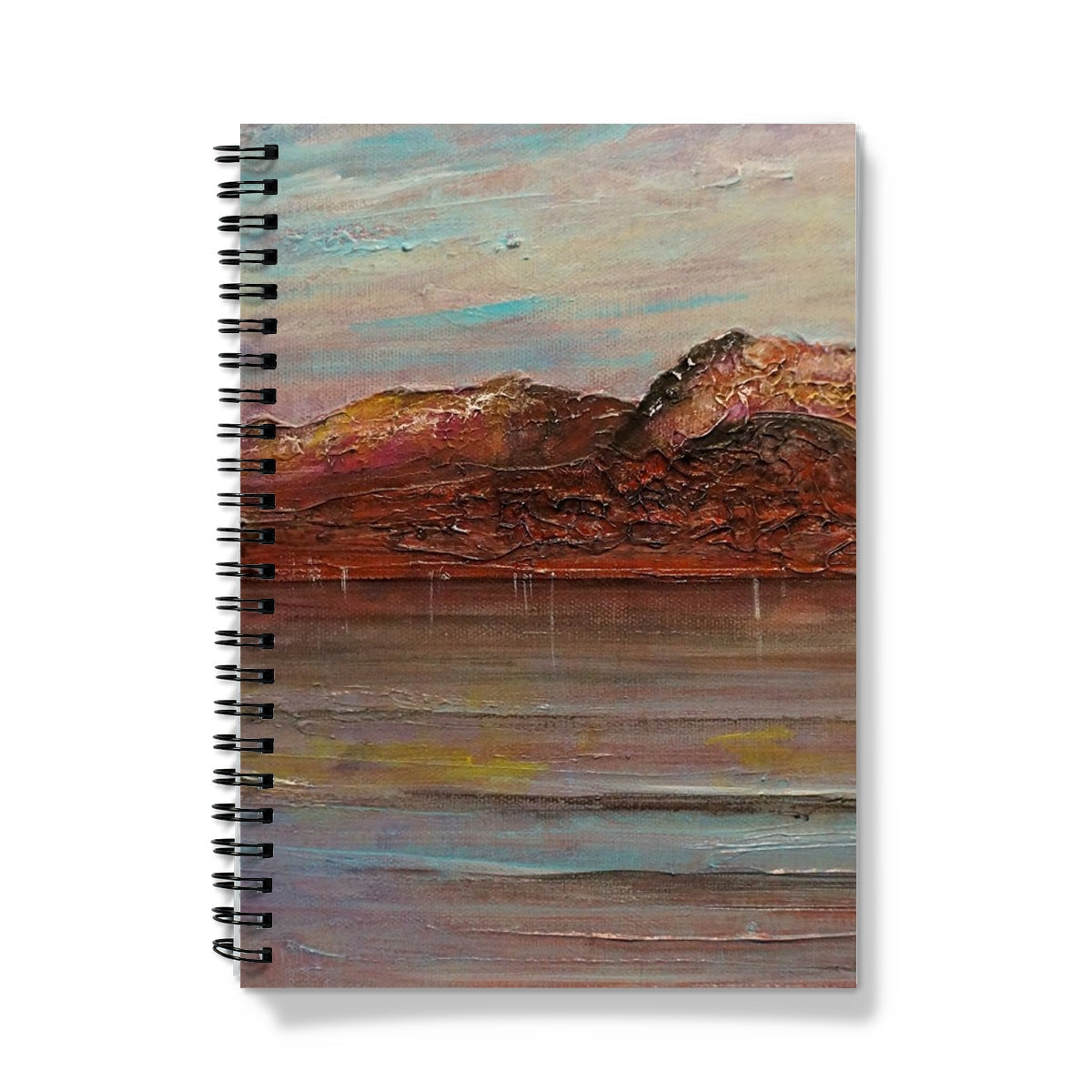 Ben Nevis spiral-bound notebook with desert landscape cover