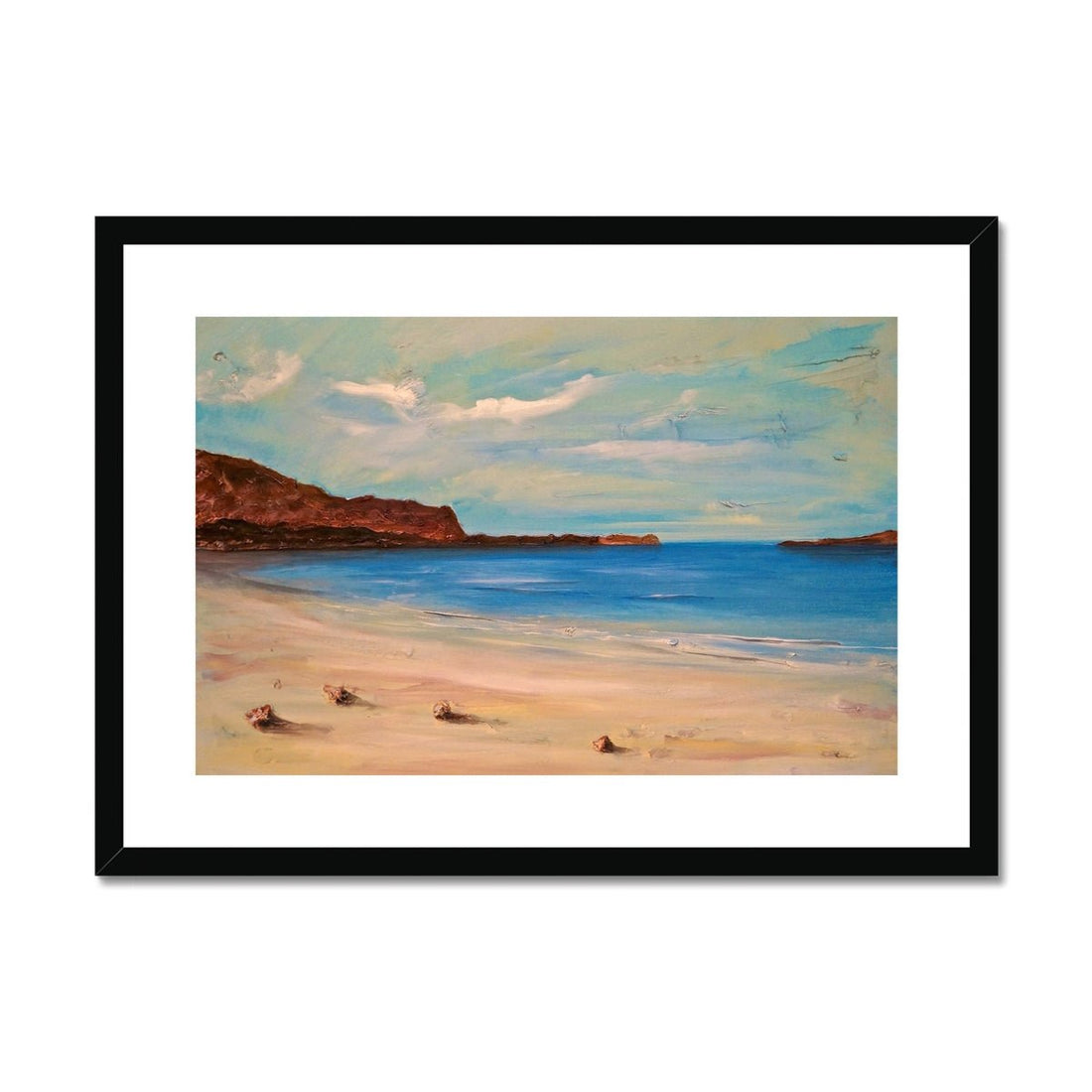 Bosta Beach Lewis Painting | Framed &amp; Mounted Prints From Scotland