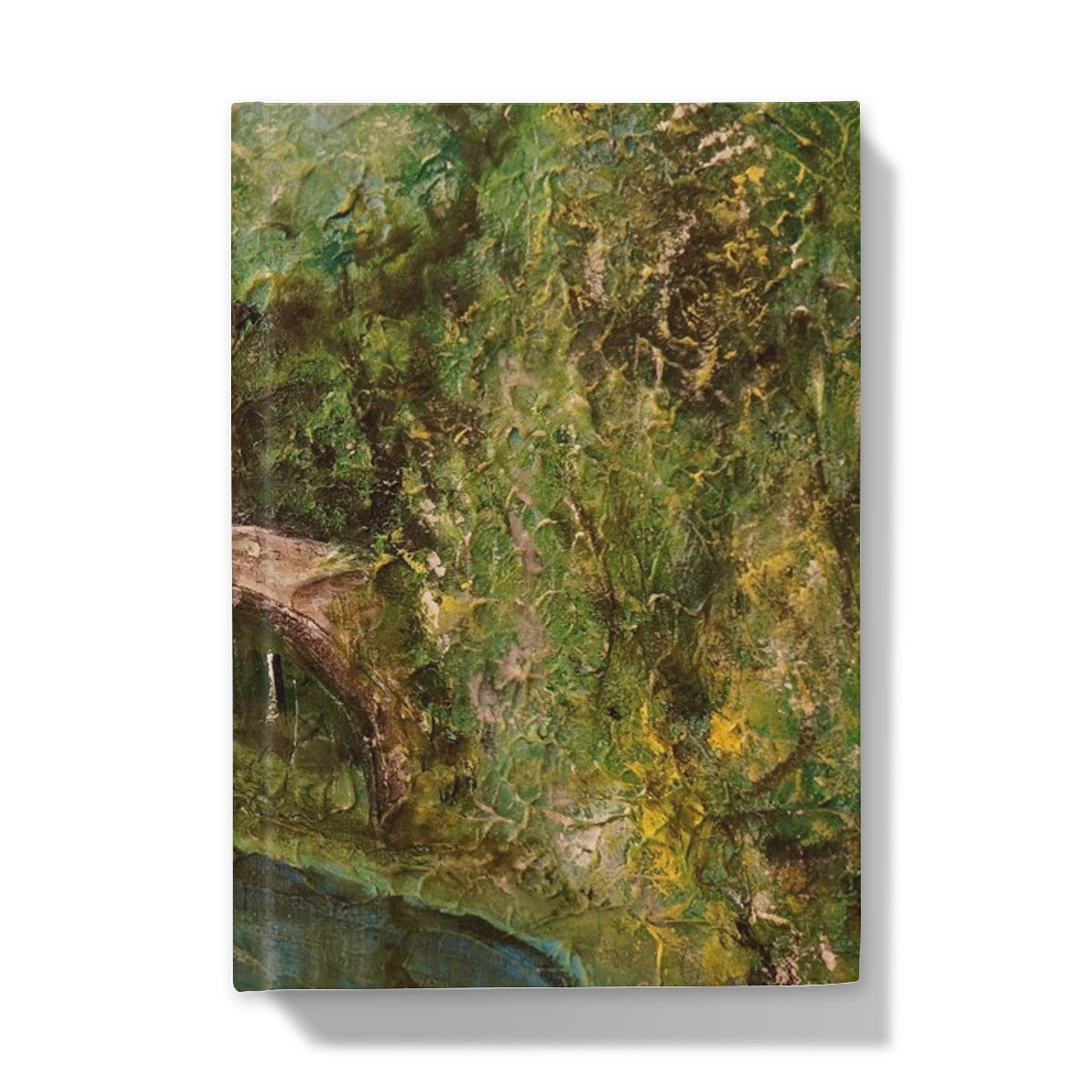 Green moss-covered tree canvas print in Brig O Doon journal