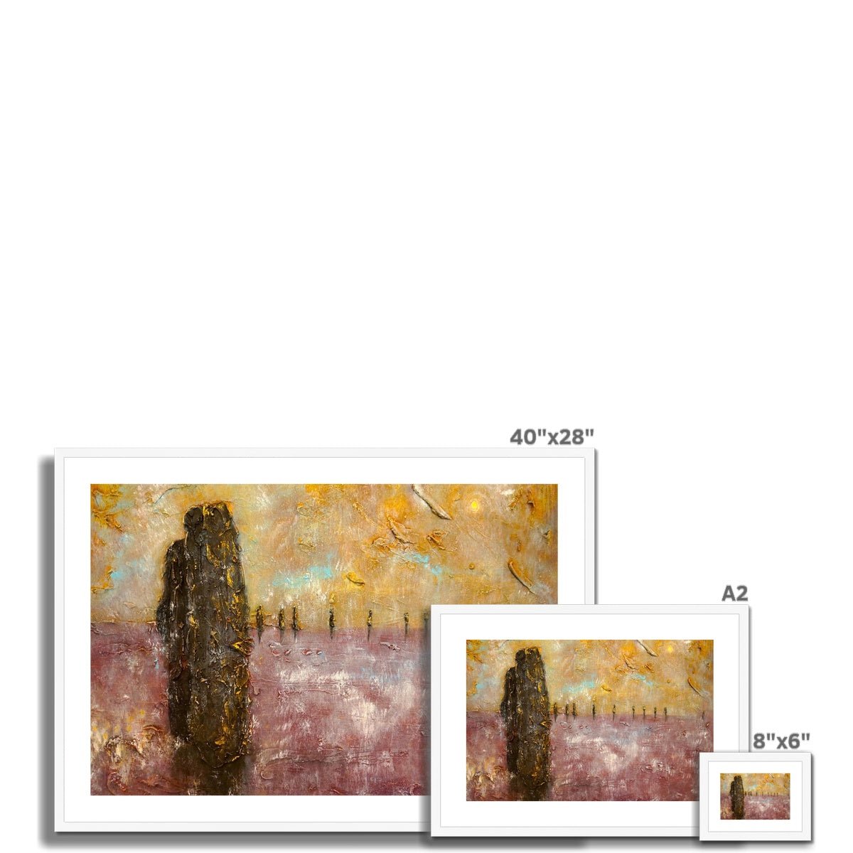 Brodgar Mist Orkney Painting | Framed & Mounted Prints From Scotland