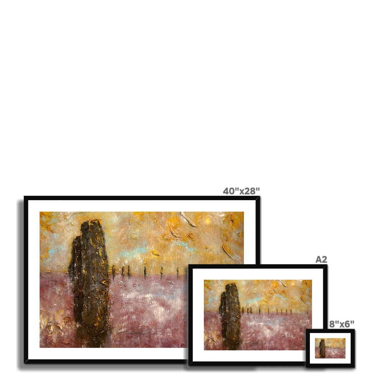 Brodgar Mist Orkney Painting | Framed & Mounted Prints From Scotland