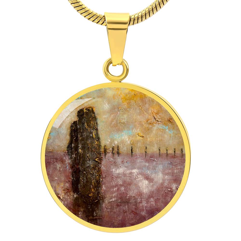 Brodgar Mist Orkney | Scottish Art Jewellery | Luxury Necklace