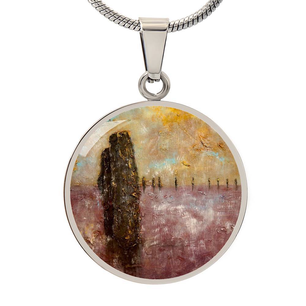 Brodgar Mist Orkney | Scottish Art Jewelry | Luxury Designer Necklace