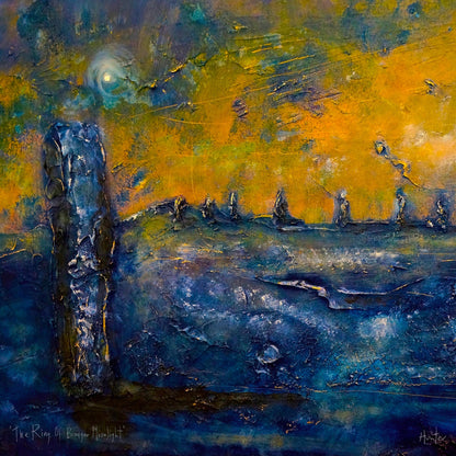 Brodgar Moonlight Orkney | Scotland In Your Pocket Art Print