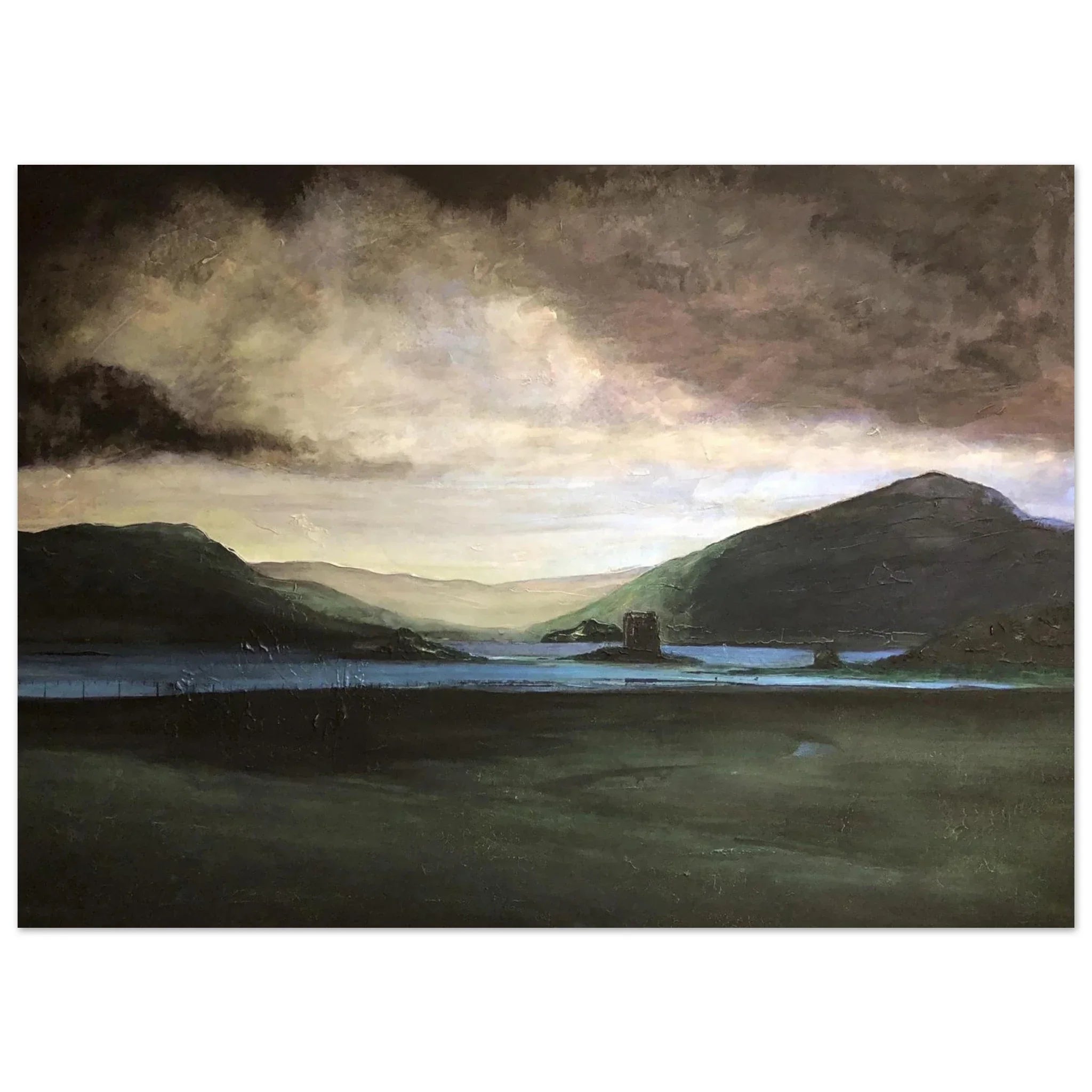 A Brooding Castle Stalker | Scotland In Your Pocket - Historic & Iconic Art Gallery - Free Shipping Worldwide