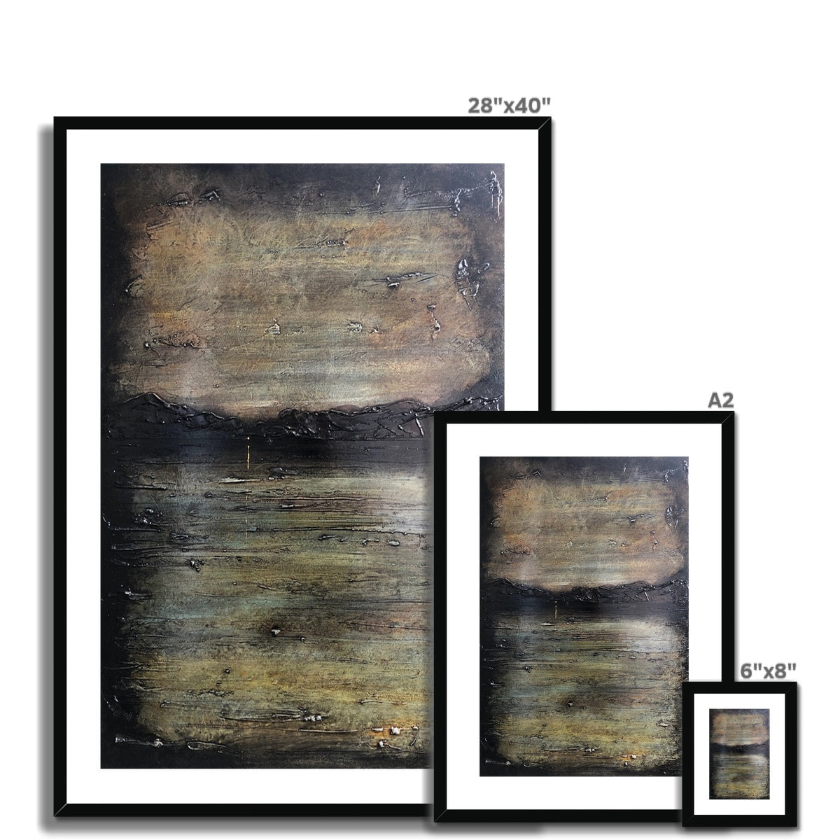 A Brooding Clyde Night Art Prints - River Gallery Scotland - Free Shipping Worldwide