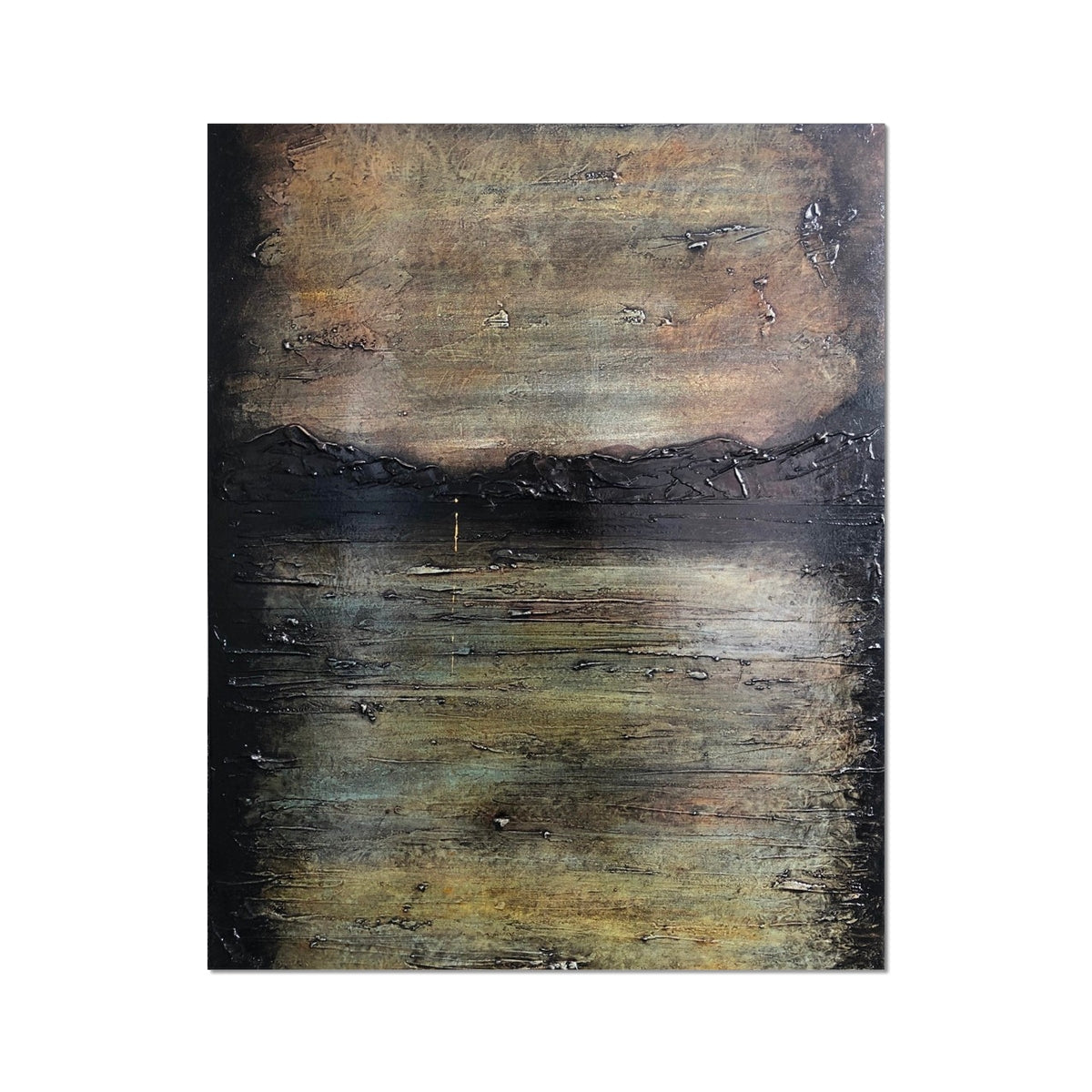 A Brooding Clyde Night Artist Proof Collector Print - River Art Gallery Scotland - Free Shipping Worldwide