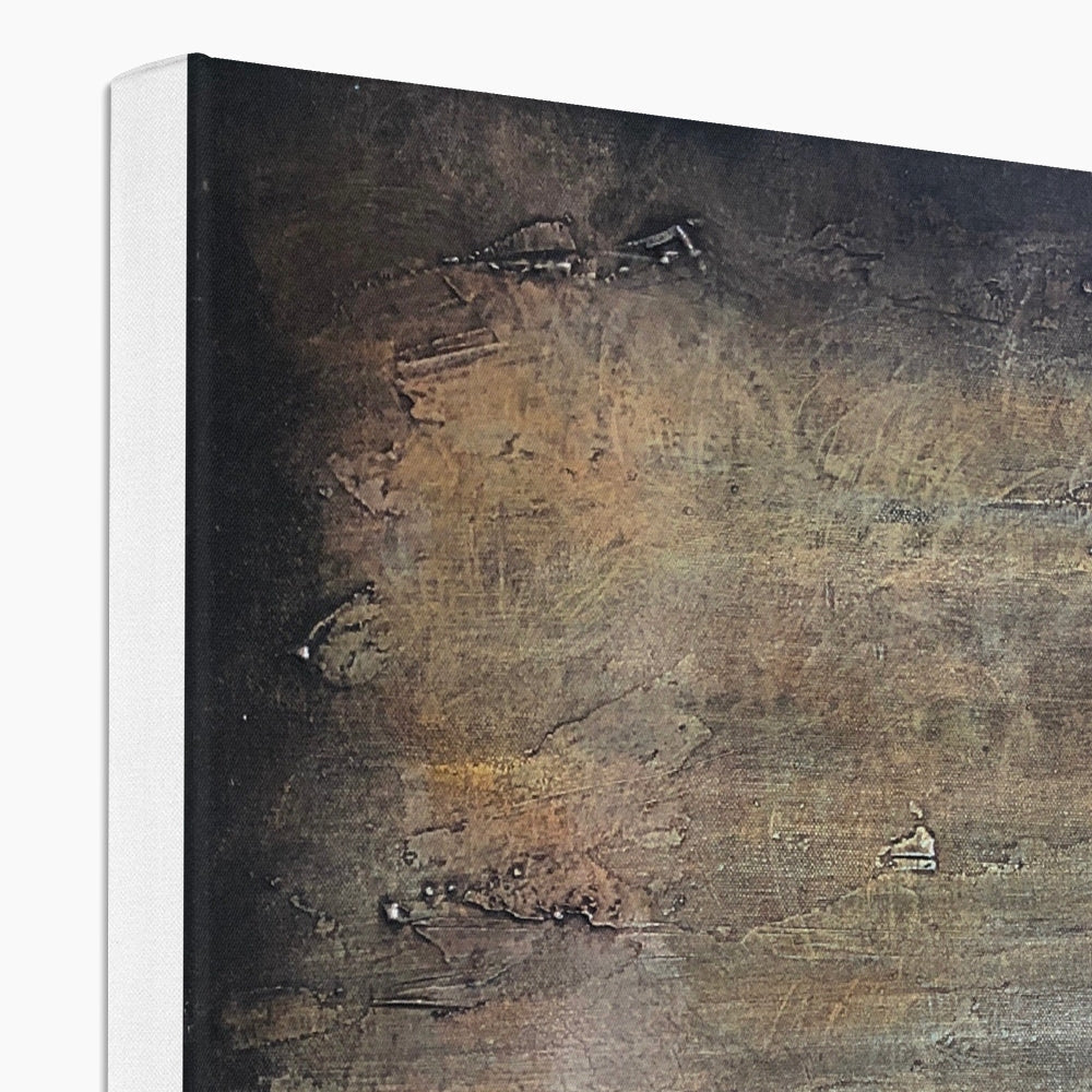 A Brooding Clyde Night Canvas Prints - River Art Gallery Scotland - Free Shipping Worldwide