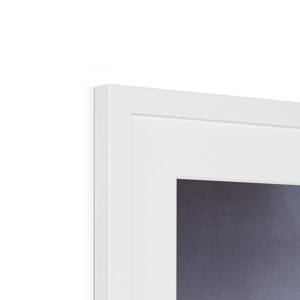 White rectangular frame for The Brooding Cuillin Art Prints