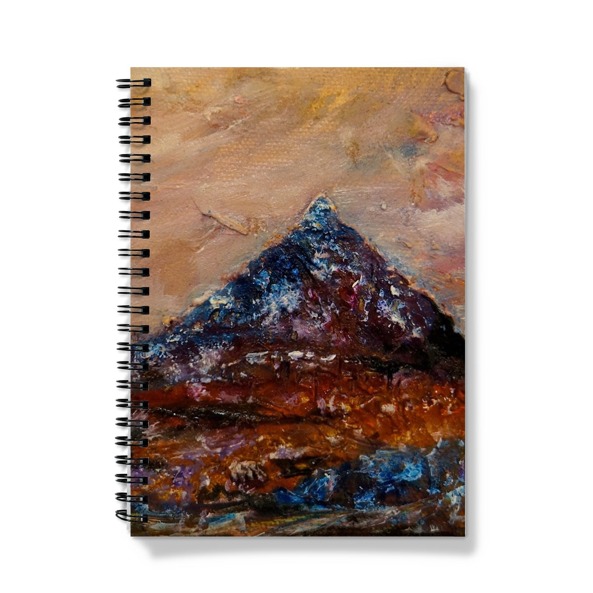 Buachaille Etive Mòr Art Gifts Notebook-Journals & Notebooks-Glencoe Art Gallery-A4-Lined-Paintings, Prints, Homeware, Art Gifts From Scotland By Scottish Artist Kevin Hunter