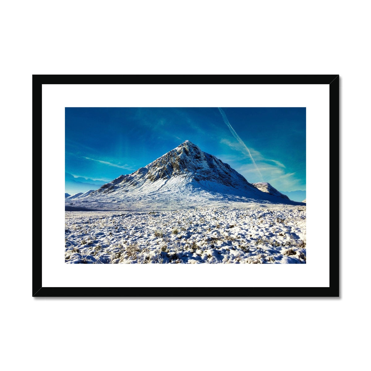 Buachaille Etive Mor Winter | Scottish Landscape Photography | Framed & Mounted Print