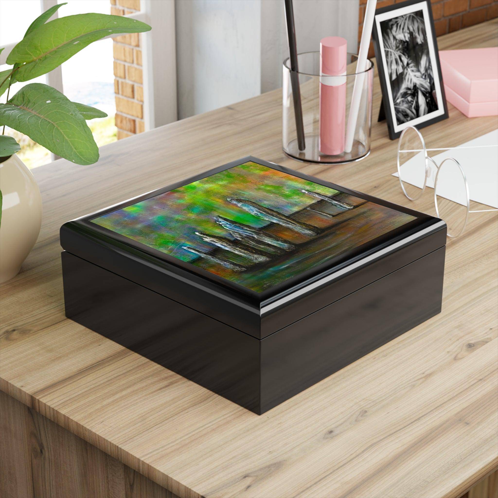 Callanish Northern Lights | Art Jewelry Box | Scotland