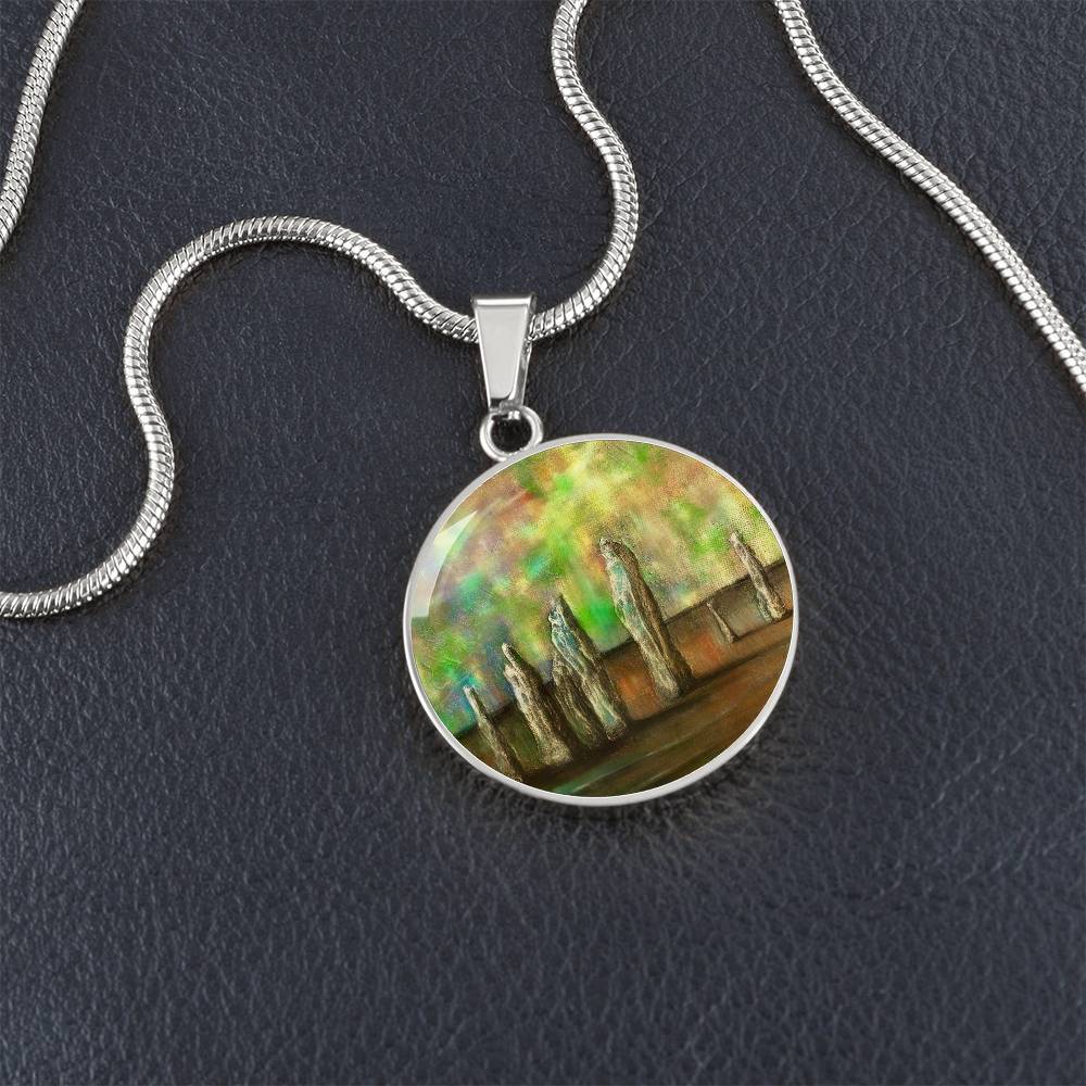 Callanish Northern Lights | Scottish Art Jewelry | Luxury Designer Necklace