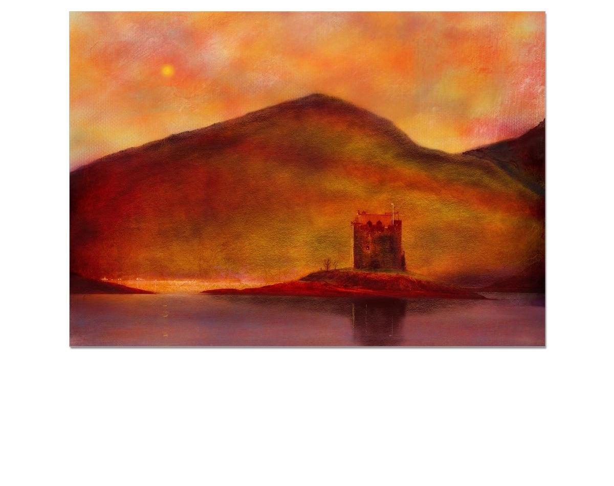 Castle Stalker Sunset Art Prints from my Historic & Iconic Art Gallery Collection