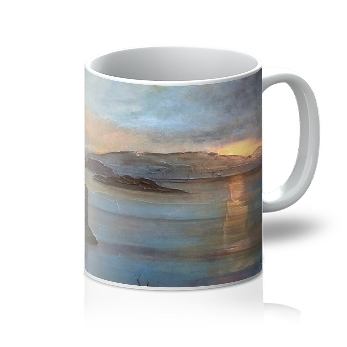 Castle Stalker Twilight Art Gifts Ceramic Mug from my Historic & Iconic Scotland Art Gallery Art Gallery Collection