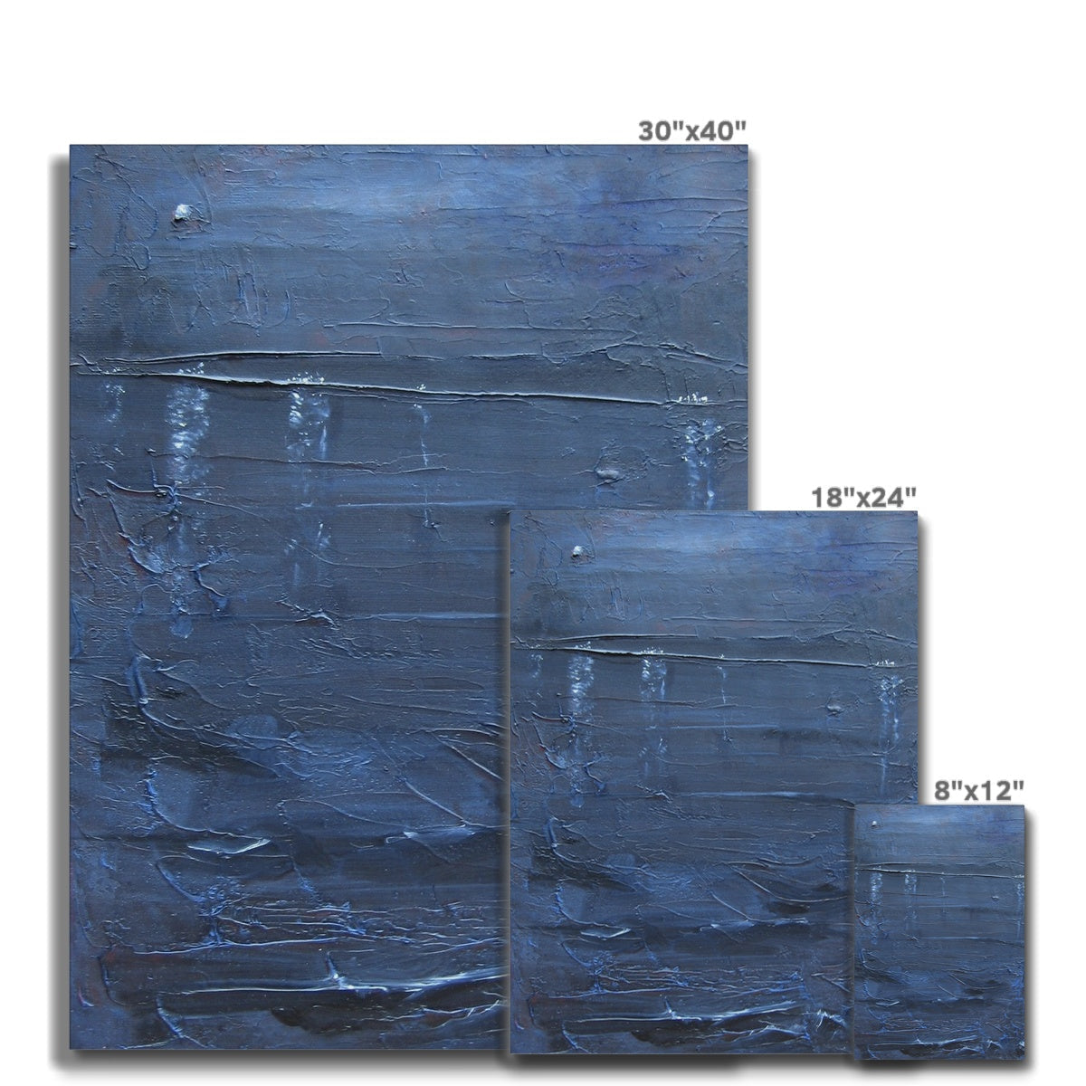 Caught In The Clyde Moonlight Canvas Prints - River Art Gallery Scotland - Free Shipping Worldwide