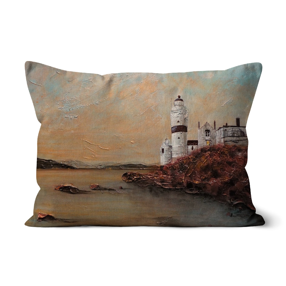 Cloch Lighthouse Dawn Art Gifts Cushion