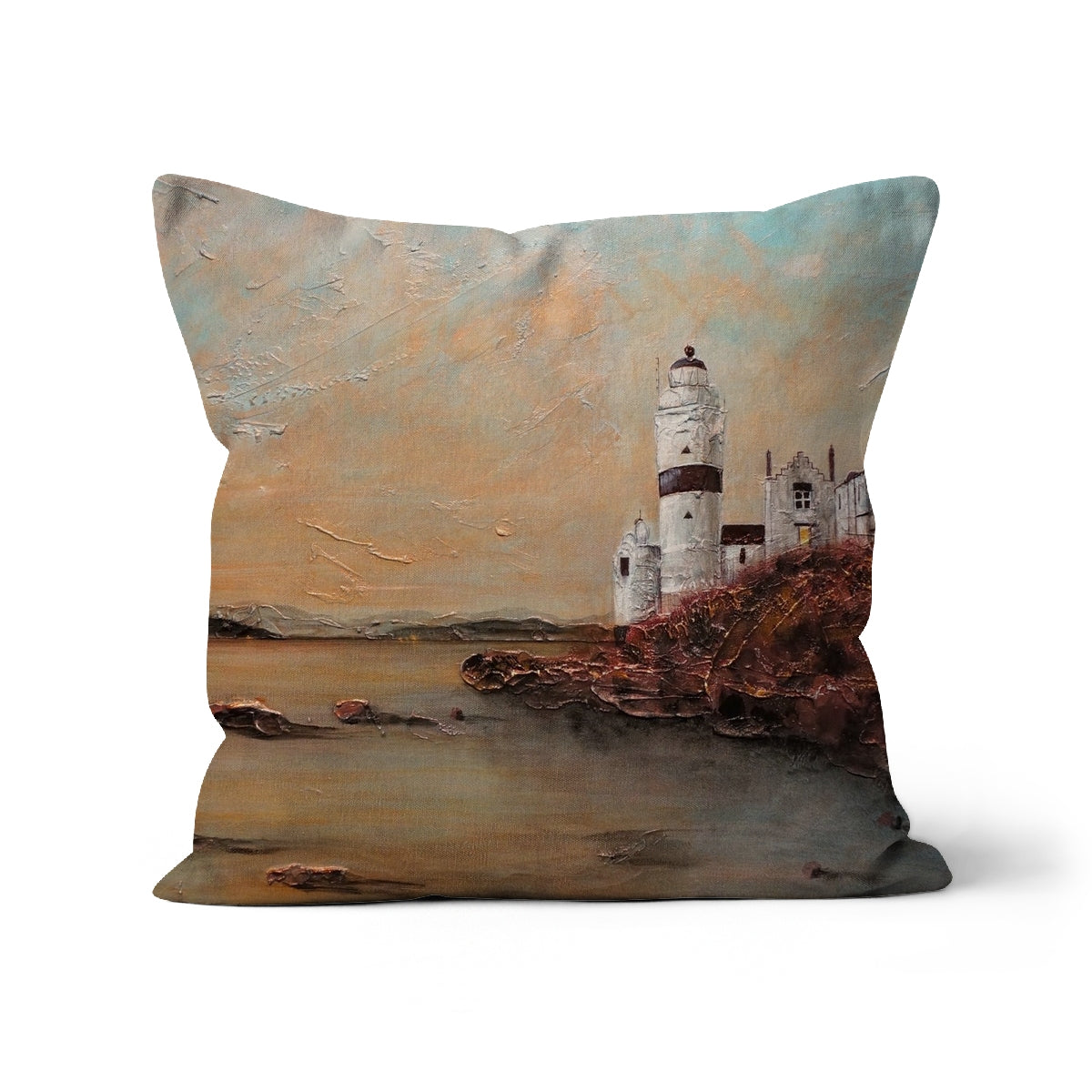 Cloch Lighthouse Dawn Art Gifts Cushion