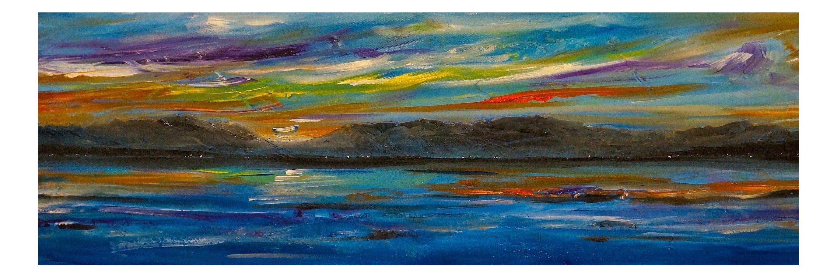 Clyde Summer Dusk Scotland Panoramic Fine Art Prints