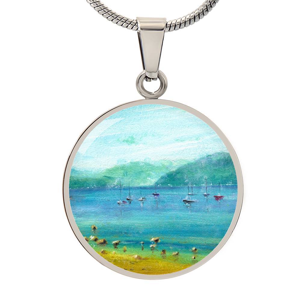 Clyde Summers Day | Scottish Art Jewelry | Luxury Designer Necklace