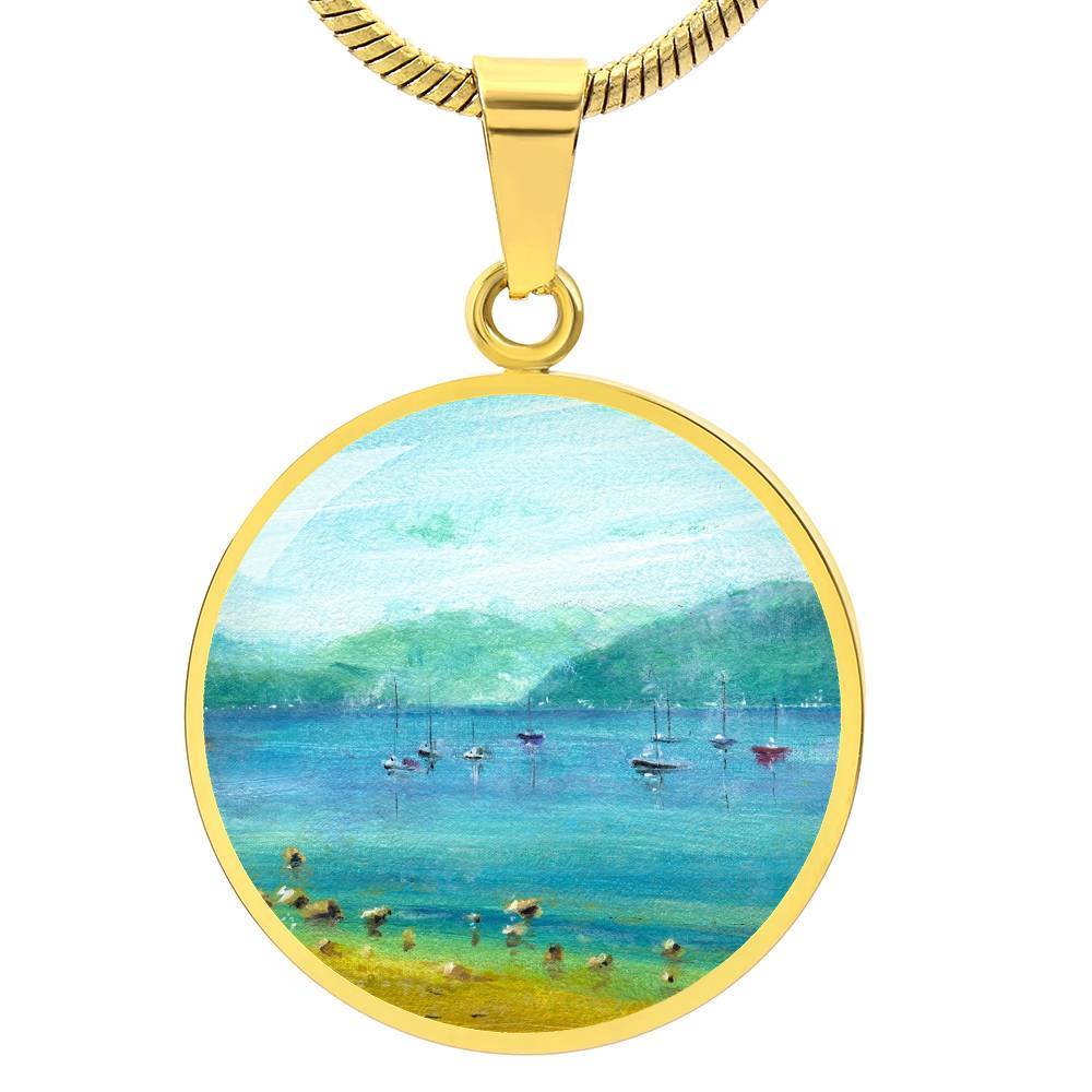 Clyde Summers Day | Scottish Art Jewelry | Luxury Designer Necklace