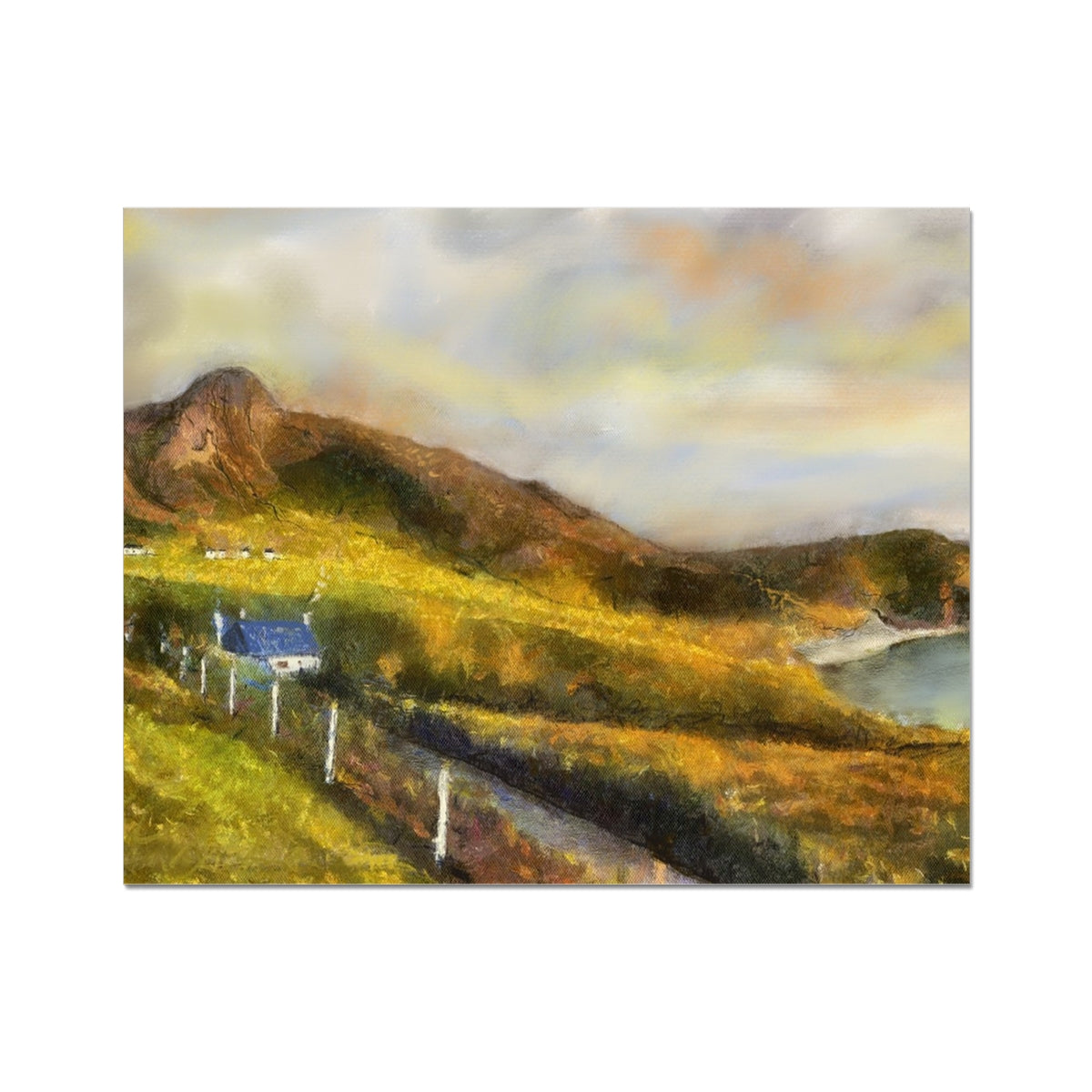 Coldbackie Painting | Artist Proof Collector Prints From Scotland-Artist Proof Collector Prints-Scottish Highlands & Lowlands Art Gallery-20"x16"-Paintings, Prints, Homeware, Art Gifts From Scotland By Scottish Artist Kevin Hunter