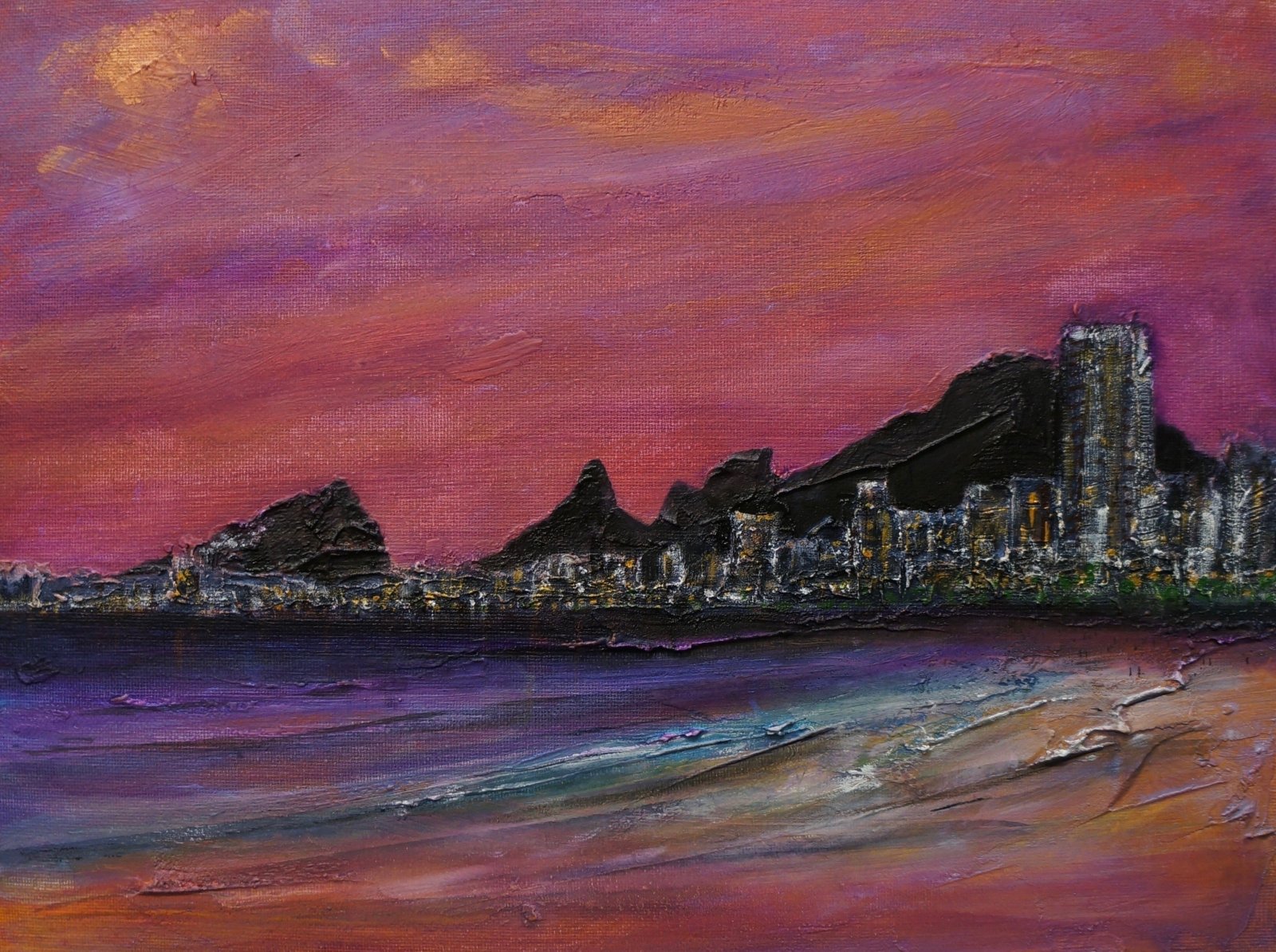 Copacabana Beach Dusk