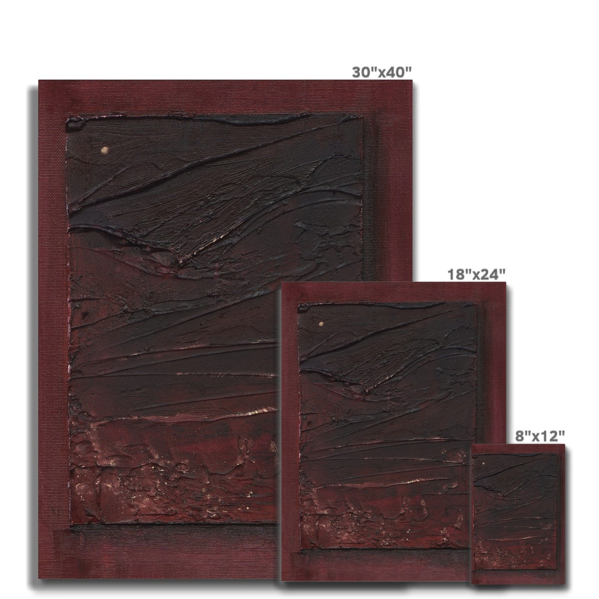 The Crimson Window Canvas Prints - Abstract & Impressionistic Art Gallery Scotland - Free Shipping Worldwide