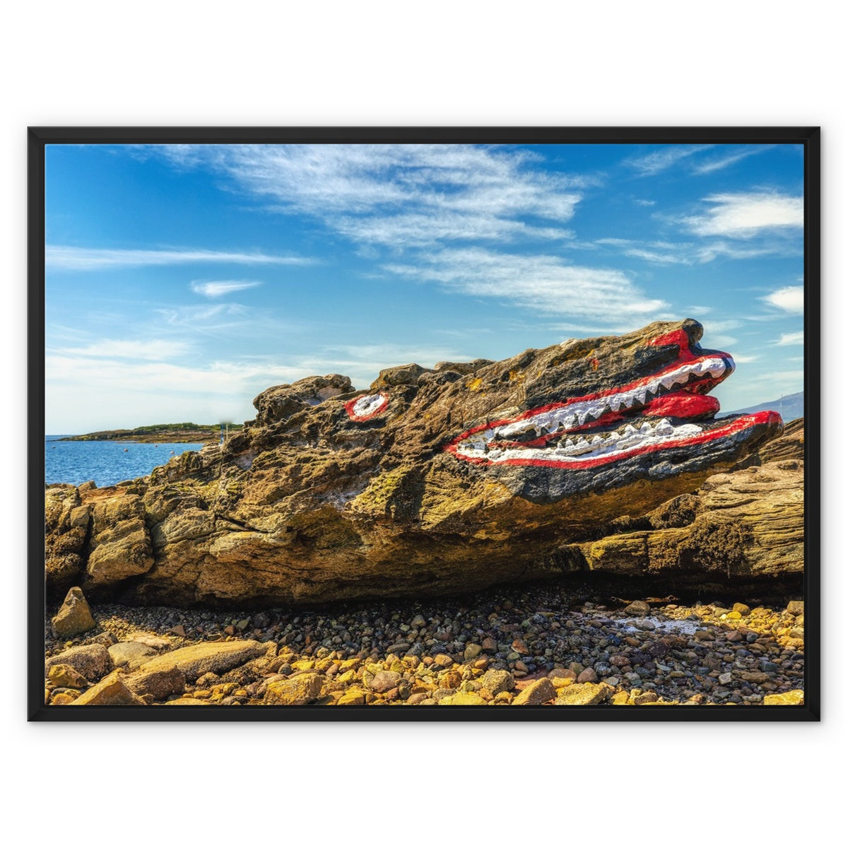 Crocodile Rock Millport | Scottish Landscape Photography | Framed Canvas