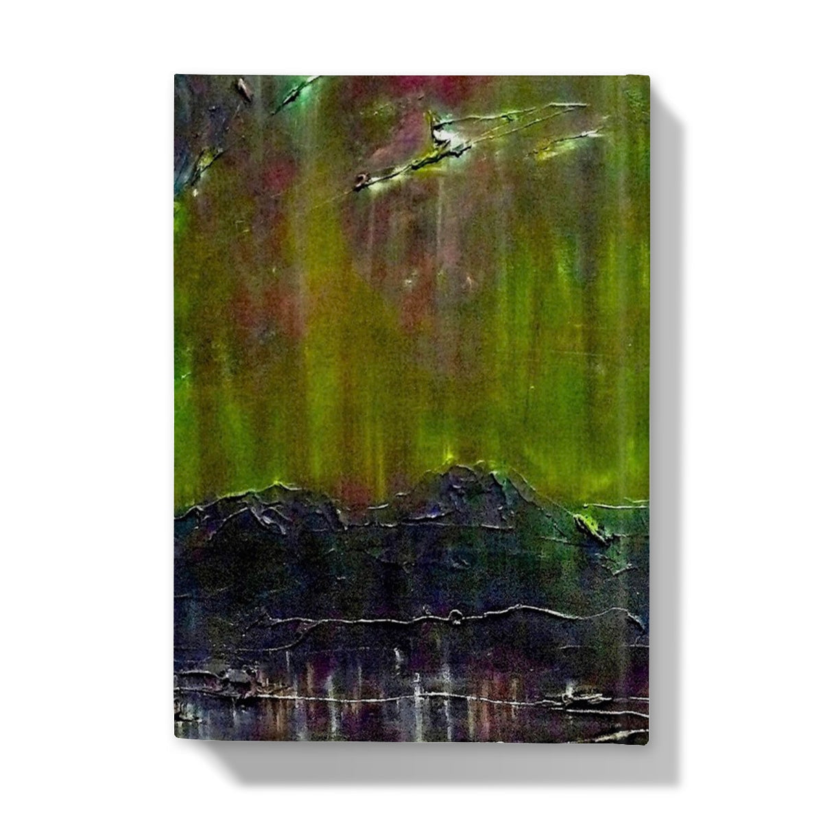 Green Aurora Borealis Canvas Print in Cromarty Harbour Journal