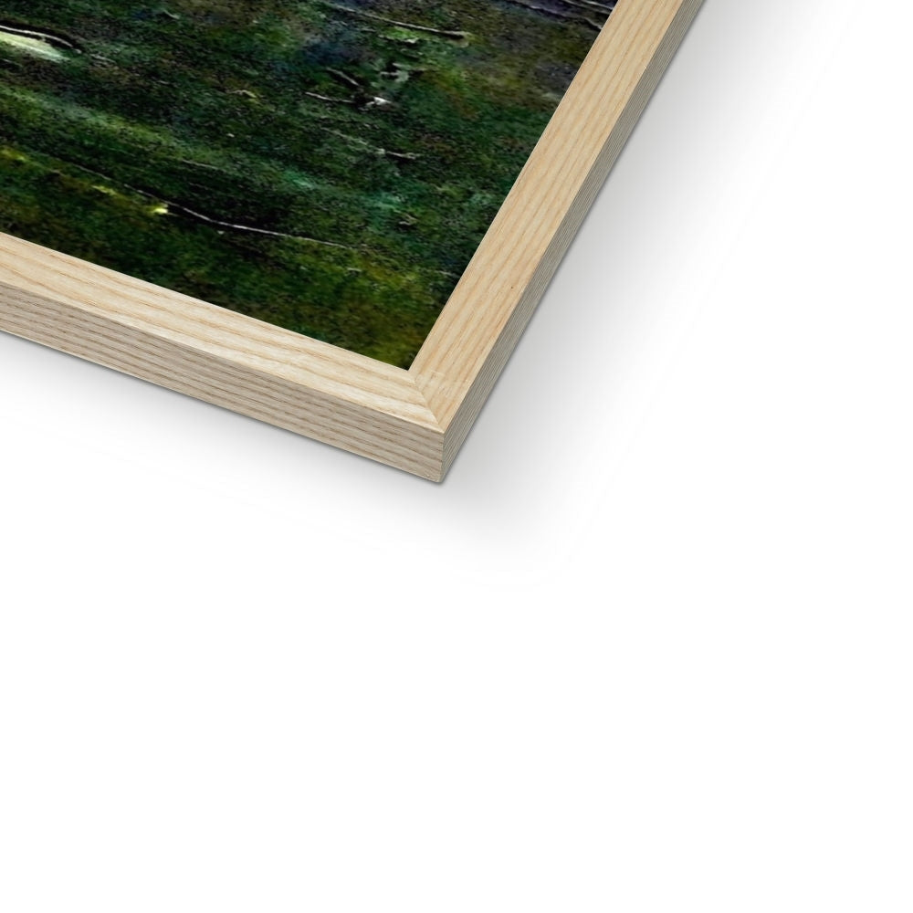 Cromarty Harbour Northern Lights Painting | Framed Prints From Scotland-Framed Prints-Scottish Highlands & Lowlands Art Gallery-Paintings, Prints, Homeware, Art Gifts From Scotland By Scottish Artist Kevin Hunter