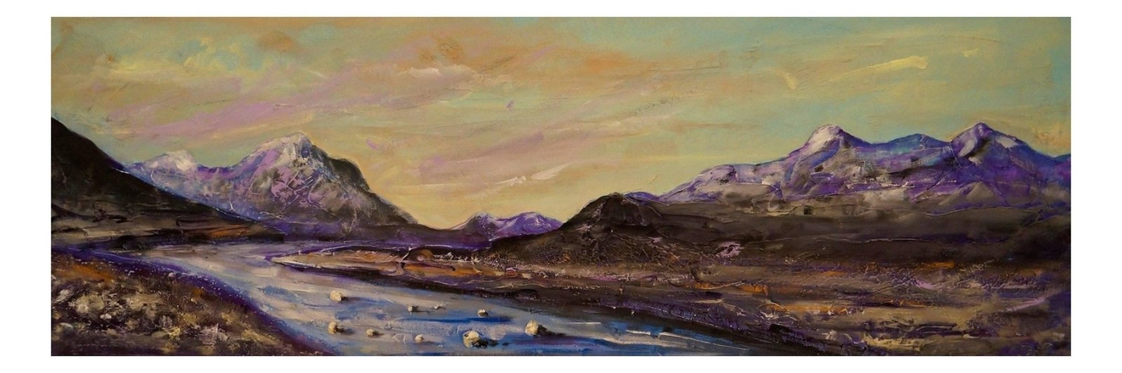 Cuillin Winter Skye | Panoramic Painting & Art Prints