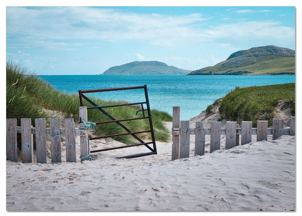 Vatersay Beach Gate Impression d’art