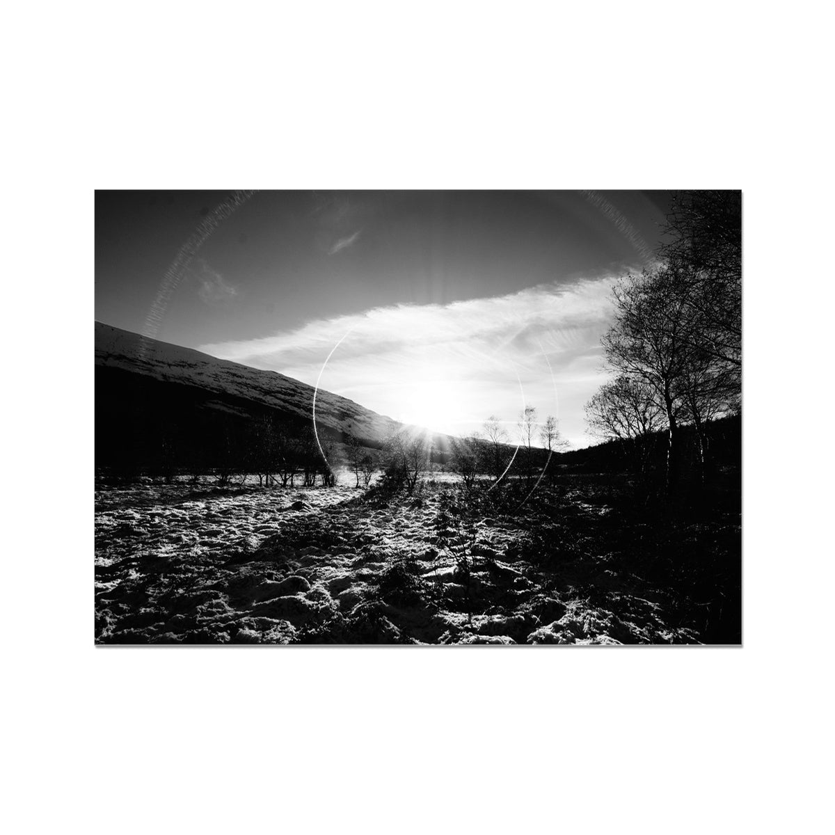 Dalmally Winter Sun | Scottish Landscape Photography | Print