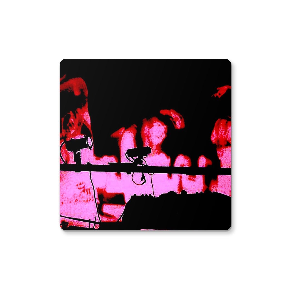 Dancing With The Devils Art Gifts Coaster-Coasters-Abstract & Impressionistic Art Gallery-4 Coasters-Paintings, Prints, Homeware, Art Gifts From Scotland By Scottish Artist Kevin Hunter