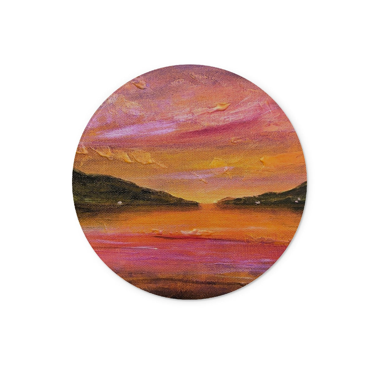 Dawn Breaks Over Loch Ness Glass Chopping Board - Lochs & Mountains Art Gallery Scotland - Free Shipping Worldwide