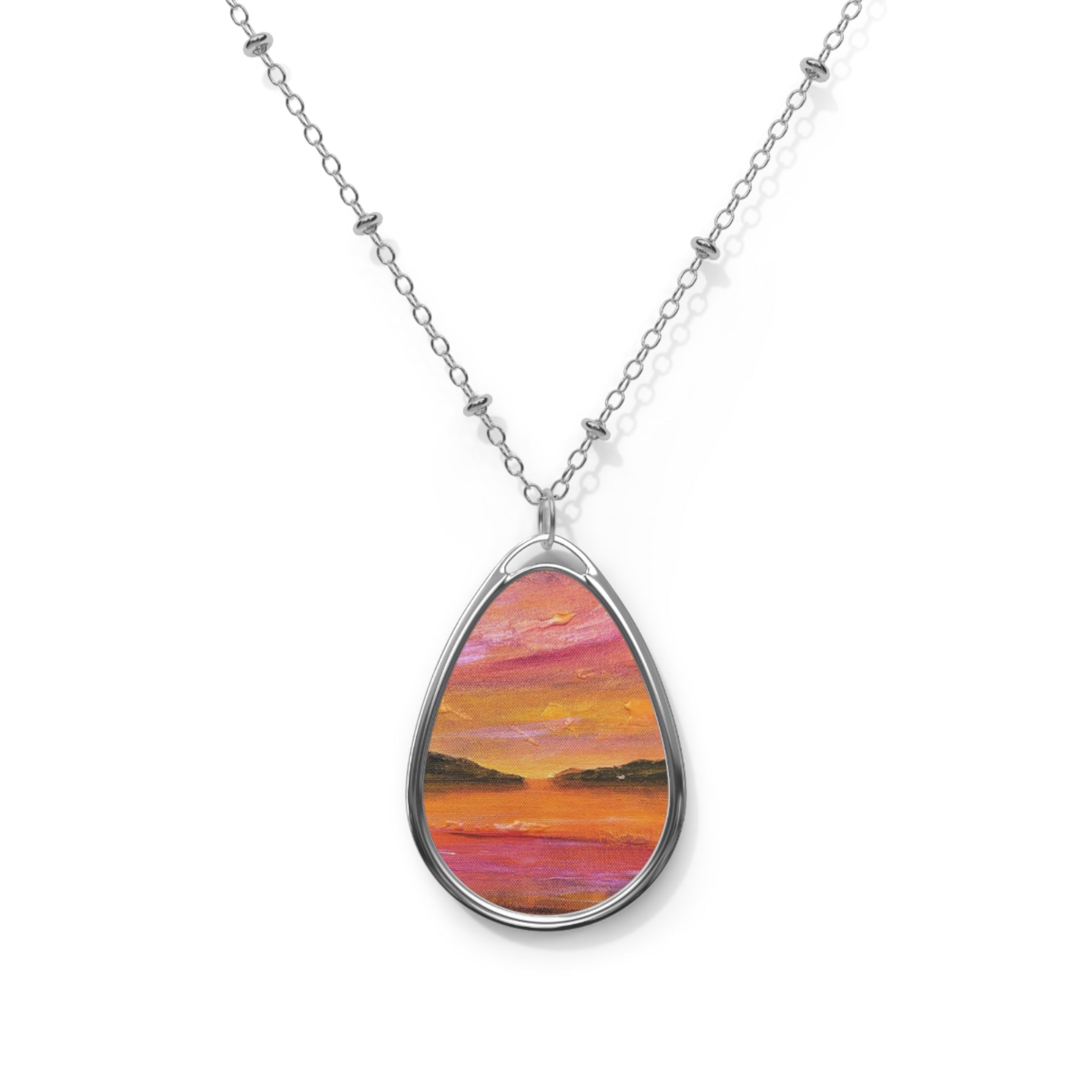 Dawn Breaks Over Loch Ness | Scottish Art Jewellery | Necklace - Lochs & Mountains Gallery Scotland - Free Shipping Worldwide