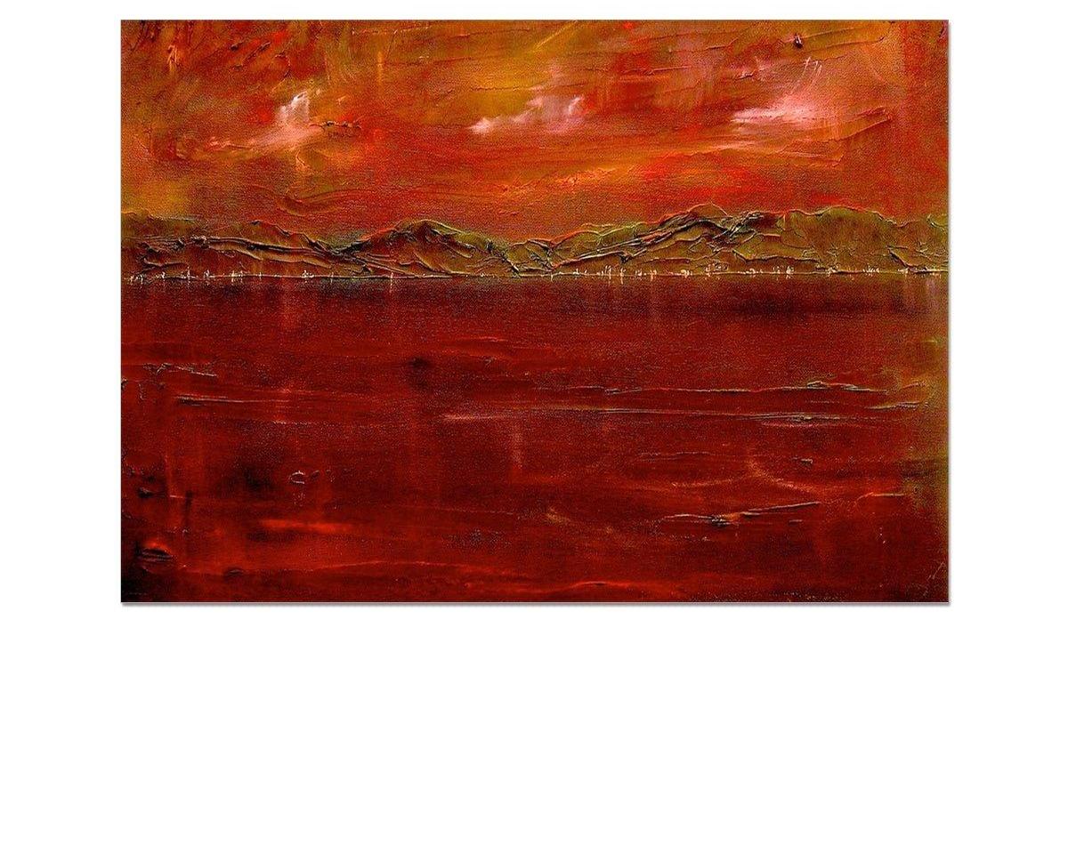 Deep Clyde Dusk Art Prints from my River Clyde Art Gallery Collection