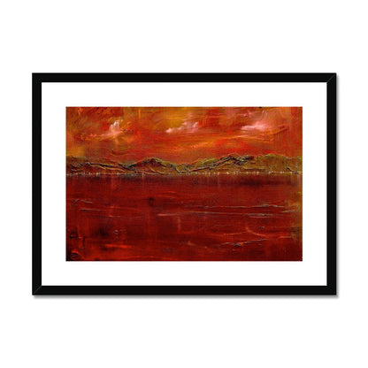 Deep Clyde Dusk Painting | Framed &amp; Mounted Prints From Scotland