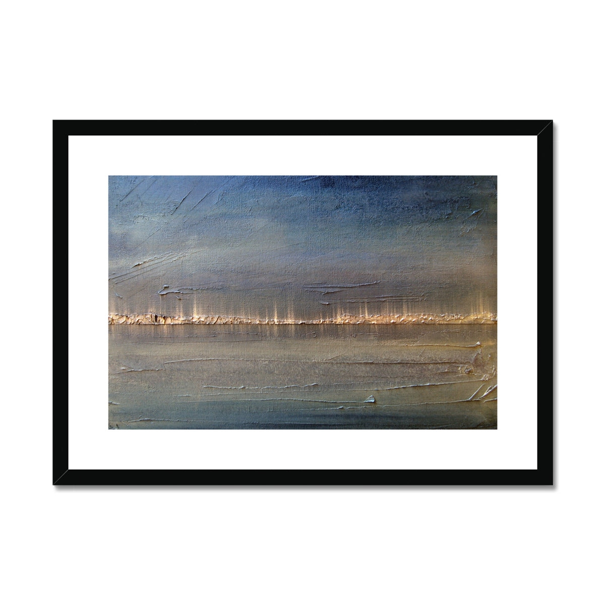 Distant Lights Lake Ontario Painting | Framed & Mounted Prints From Scotland