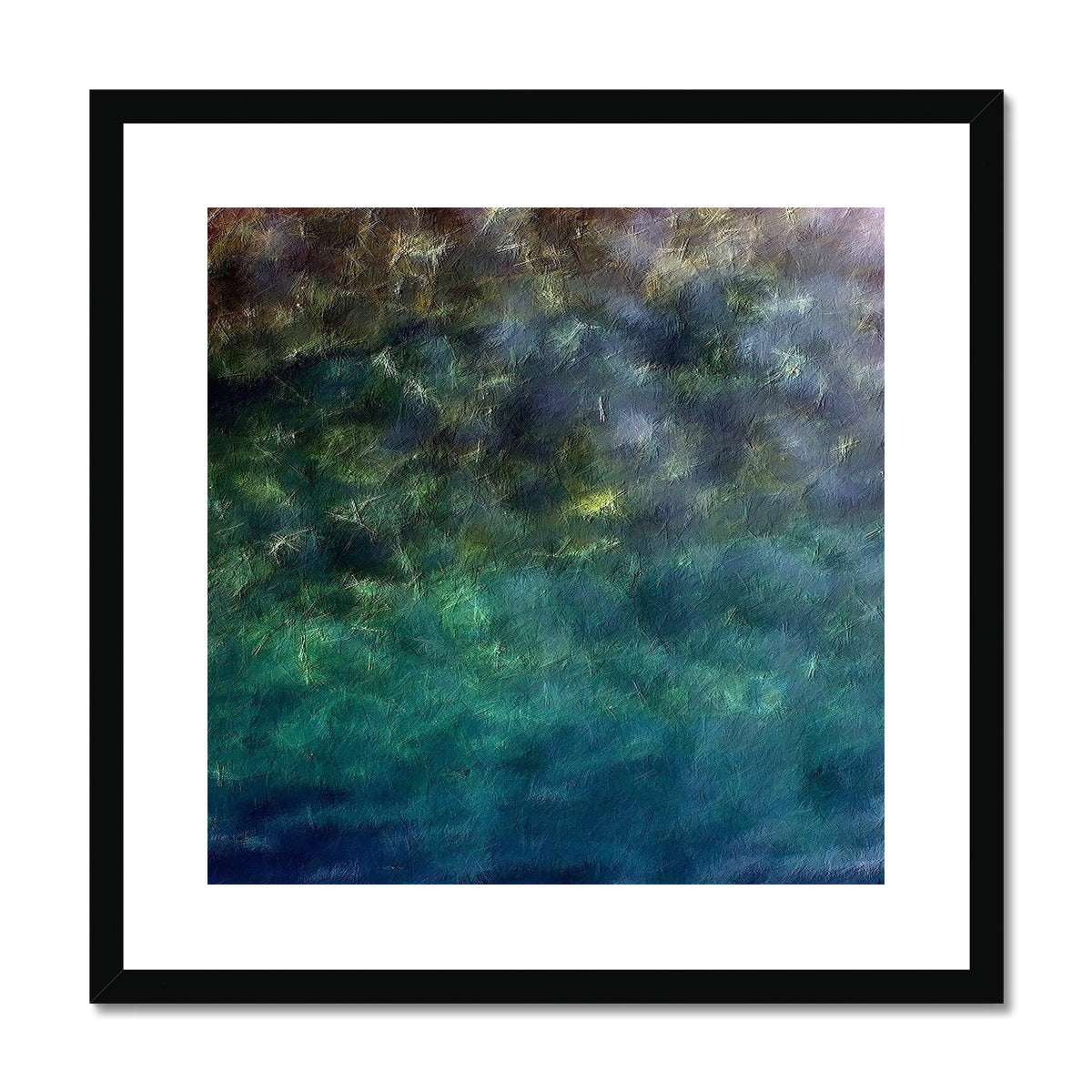 Diving Off Porto Venere Italy Painting | Framed & Mounted Prints From Scotland