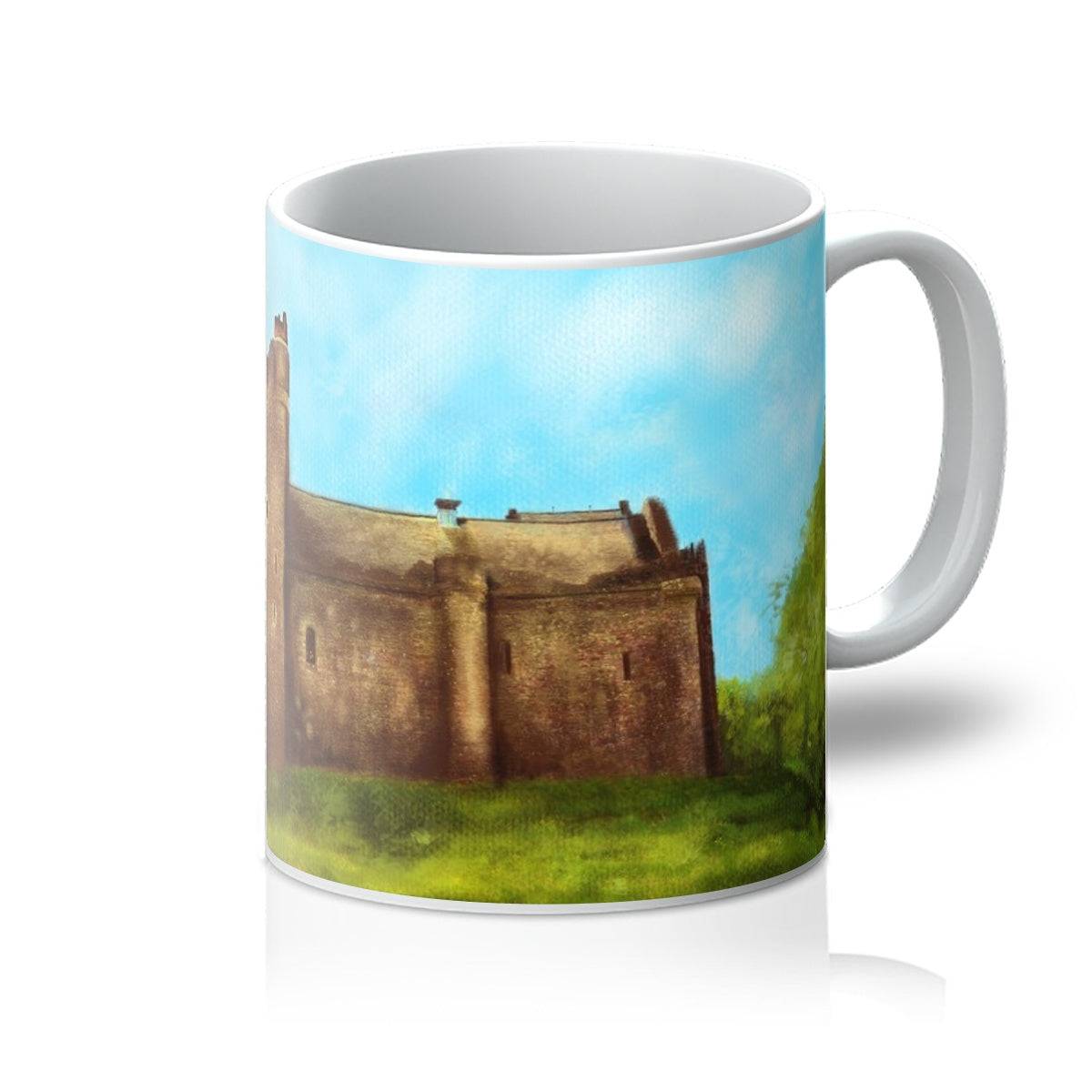 Doune Castle Art Gifts Ceramic Mug from my Historic & Iconic Scotland Art Gallery Art Gallery Collection