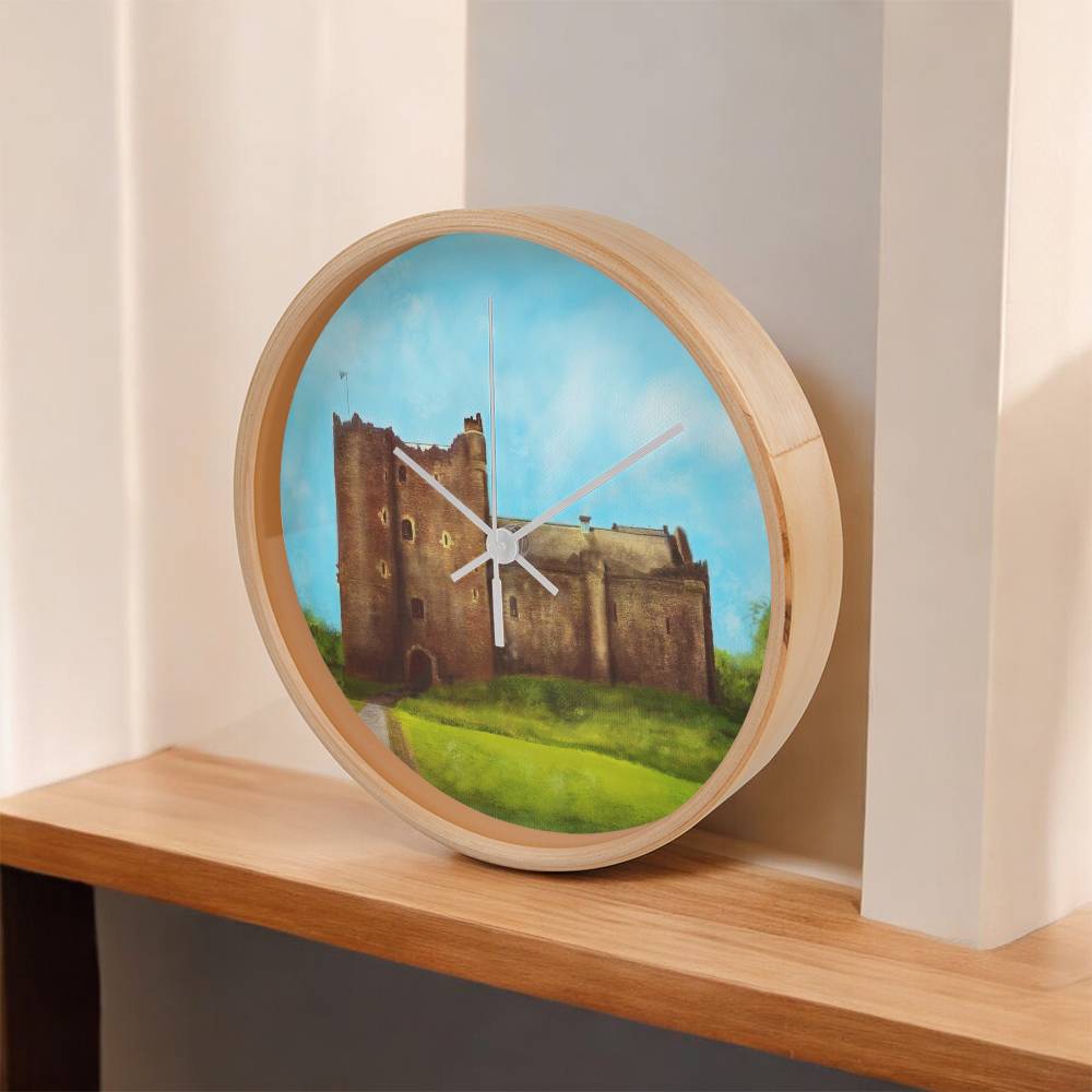 Doune Castle | Wall Art Clock | Scotland