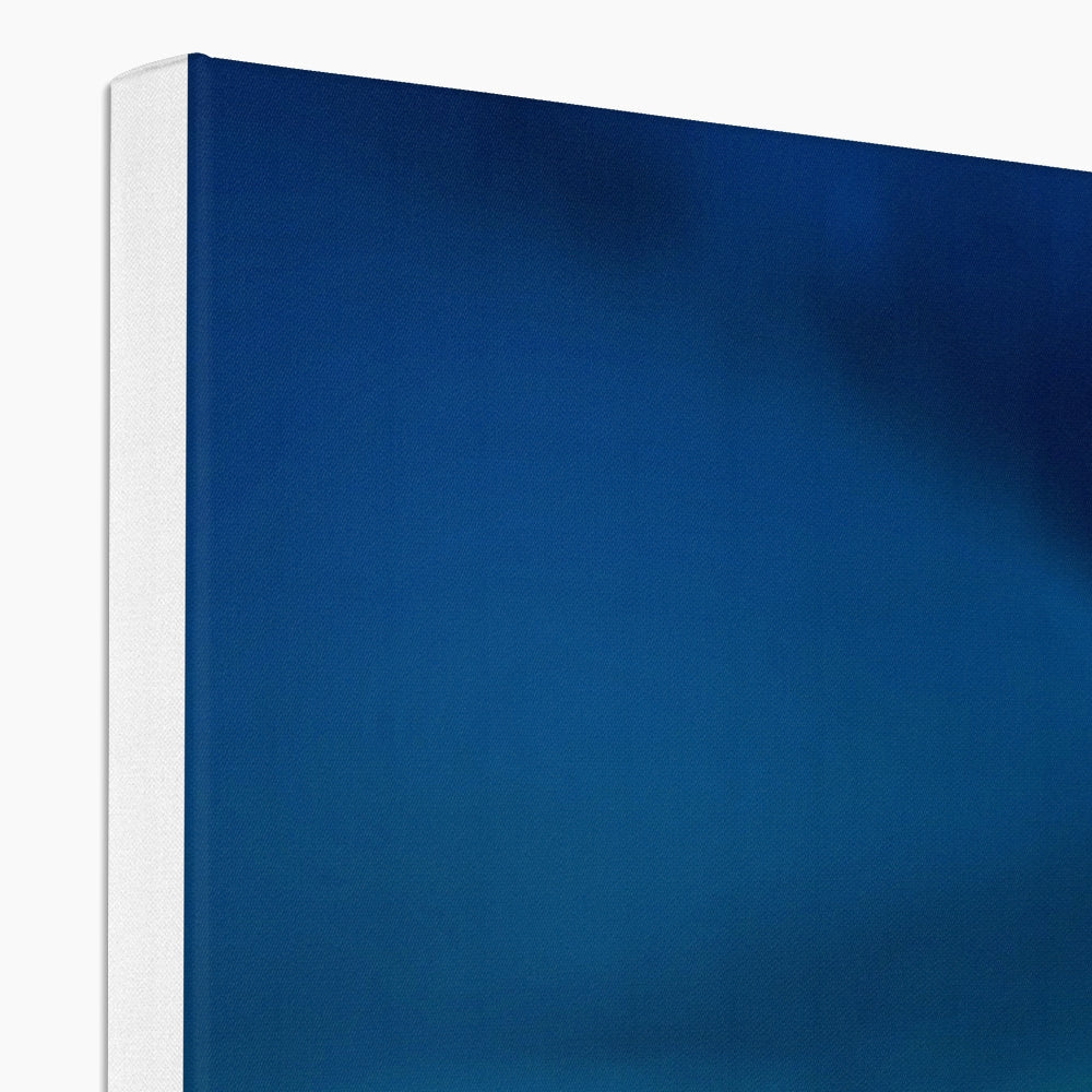 Deep blue matte Dreaming Of Sunset canvas art print